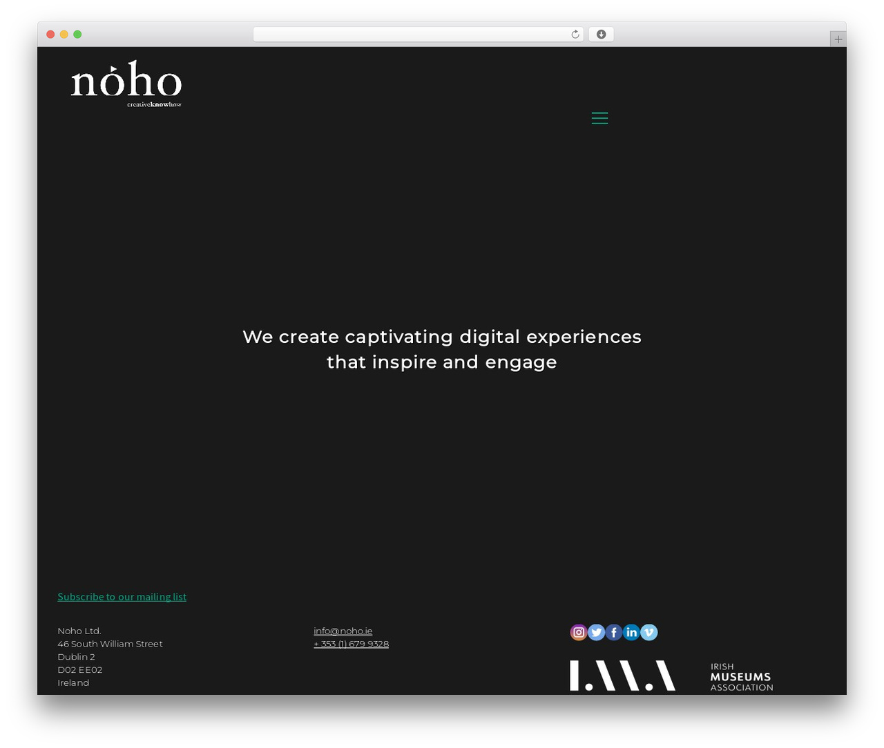 Noho WordPress Theme premium WordPress theme - noho.ie Noho WordPress Theme premium WordPress theme - noho.ie