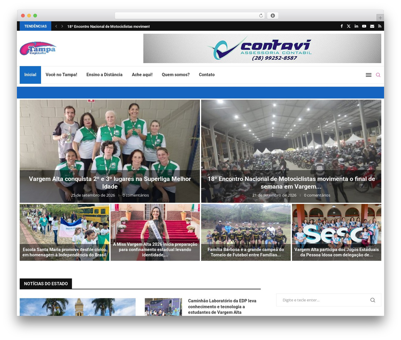 Theme WordPress soledad - tampacapixaba.com.br