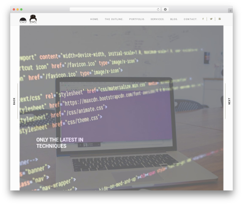WordPress theme Concept - theurbangeeks.com WordPress theme Concept - theurbangeeks.com