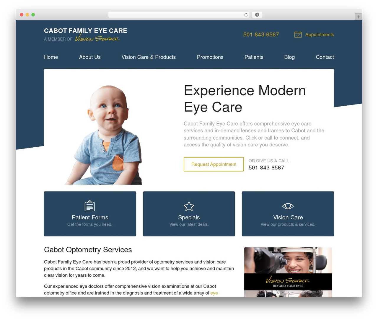 WordPress theme VS Theme #3 - cabotfamilyeyecare.com WordPress theme VS Theme #3 - cabotfamilyeyecare.com
