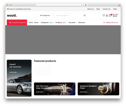 Templatemela core WordPress plugin - wordpressthemes.live/WCG8/WCM187_wooti/autoparts