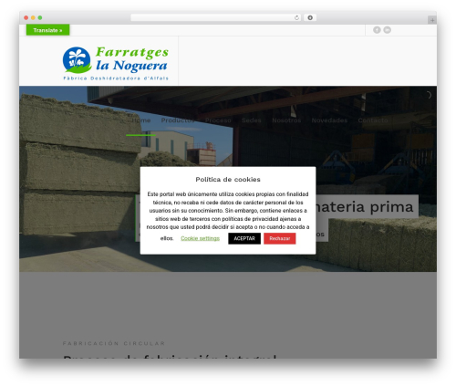 WordPress theme Heavy - farratgeslanoguera.com