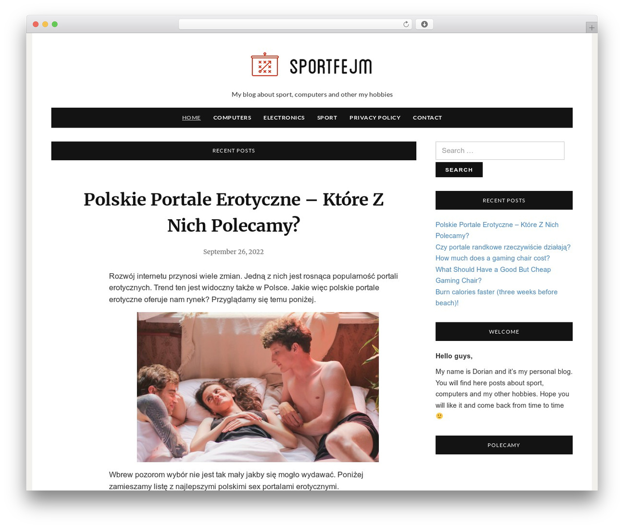WordPress theme Telegraph - sportfejm.pl WordPress theme Telegraph - sportfejm.pl