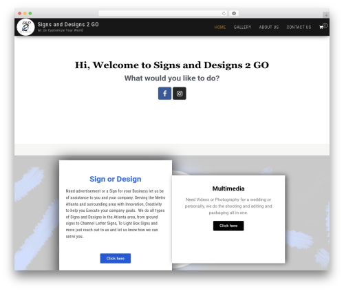 Bulk best WordPress theme - signsanddesigns2go.com