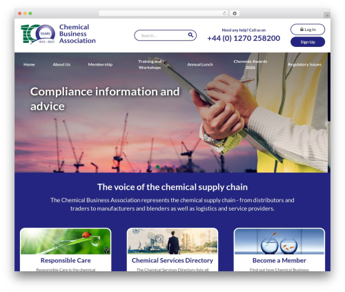 CBA WordPress theme - chemical.org.uk