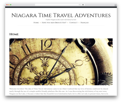 Equable Lite WordPress theme - niagaratimetravel.com