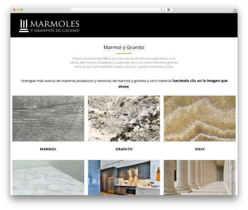 flooring WordPress theme - marmolesygranitosdecalidad.com