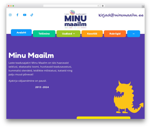 Funcare theme WordPress - minumaailm.ee