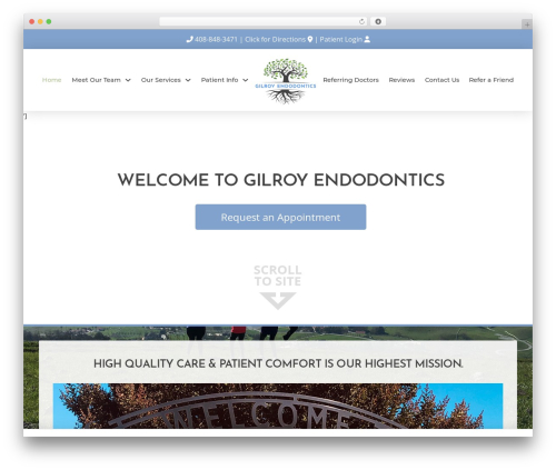 Pro WordPress theme design - gilroyendo.com