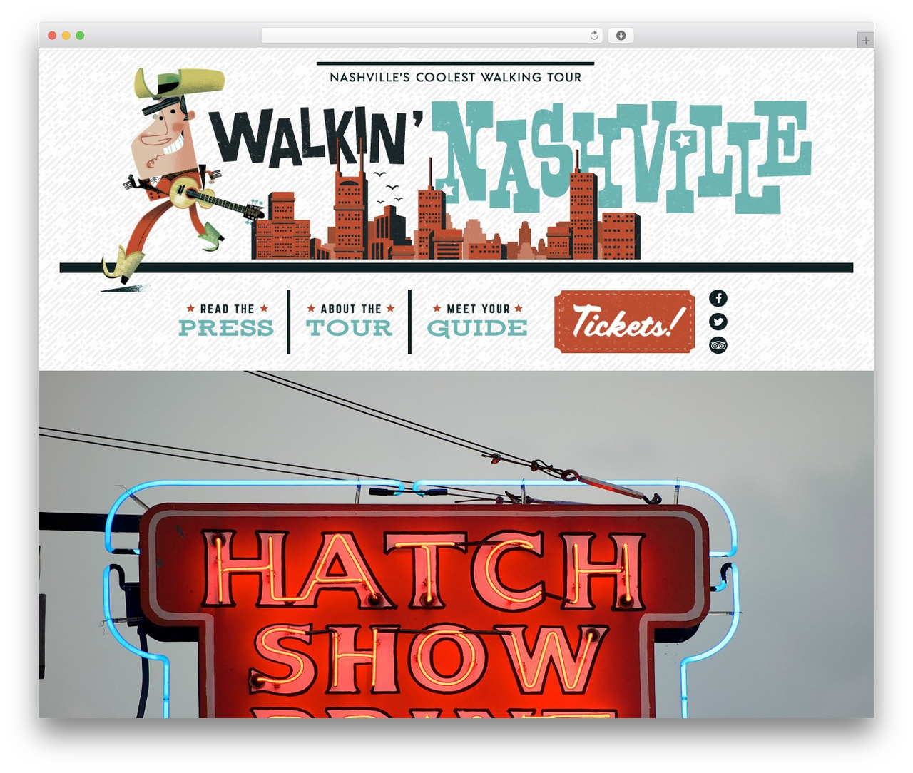 Rare top WordPress theme - walkinnashville.com