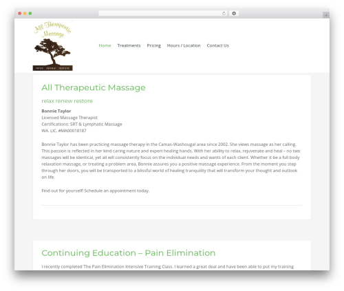 Summit WordPress ecommerce theme - alltherapeuticmassage.com