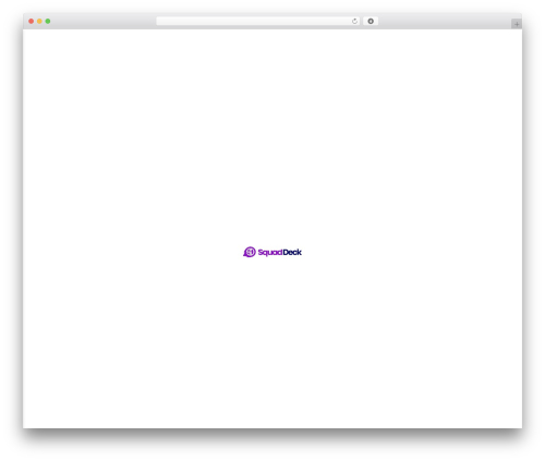 Theme WordPress SquadDeck - squaddeck.com