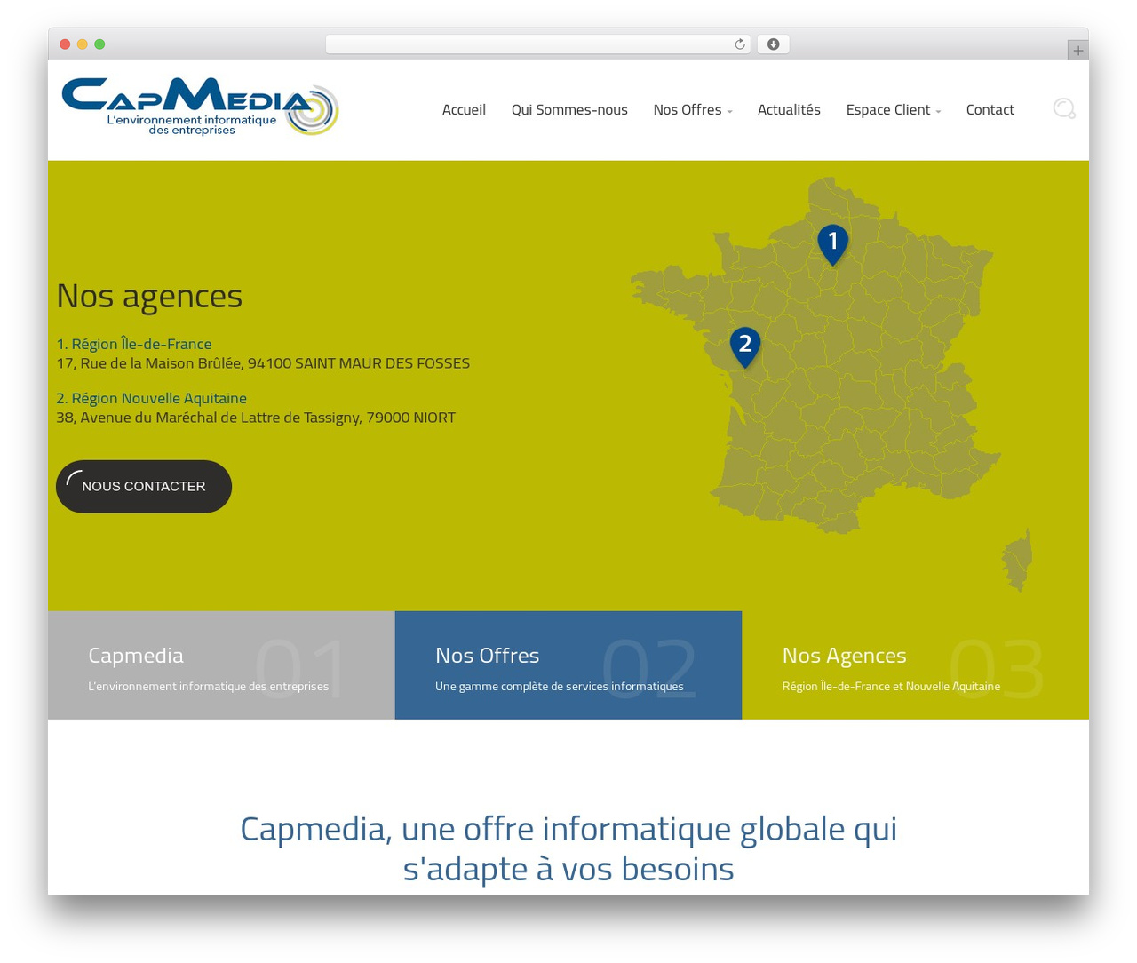WordPress theme Capmedia - capmedia.info