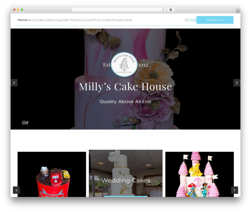 WordPress theme Custom Theme - millyscakehouse.com