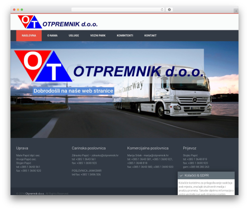 WordPress theme Flatastic - otpremnik.hr