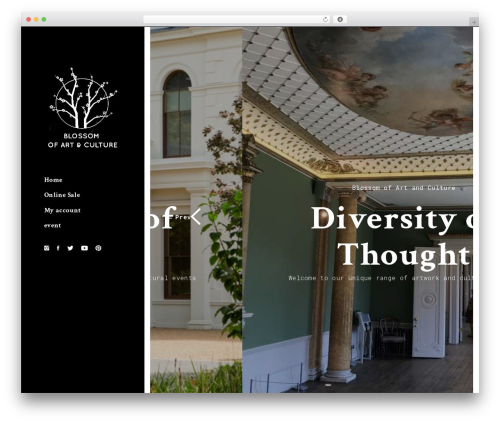 WordPress theme Mooseoom - blossomart.org