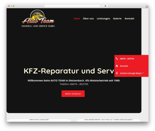 Divi WordPress theme - autoteam-dietzenbach.de