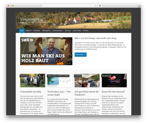 Expound WordPress blog theme - urspringblog.de