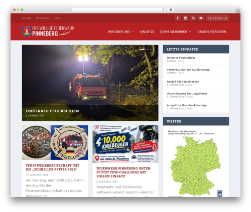 Einsatzverwaltung (einsatzverwaltung) free WordPress plugin - feuerwehr-pinneberg.de