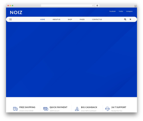 Jeg kit pro WordPress plugin - templatekit.jegtheme.com/noiz