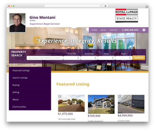 IXACT Framework top WordPress theme - ginomontani.com