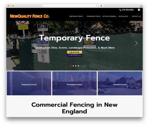 Reach Local company WordPress theme - nqfence.com