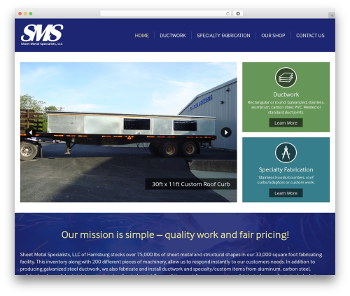 SMS WordPress theme - smspecialists.net