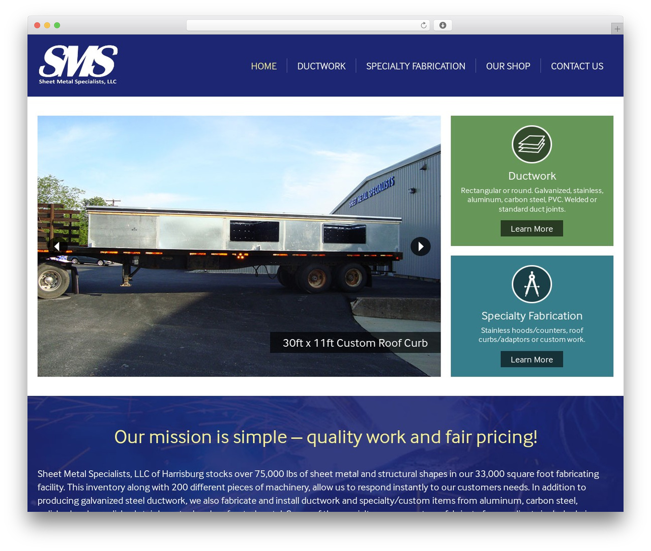 SMS WordPress theme - smspecialists.net