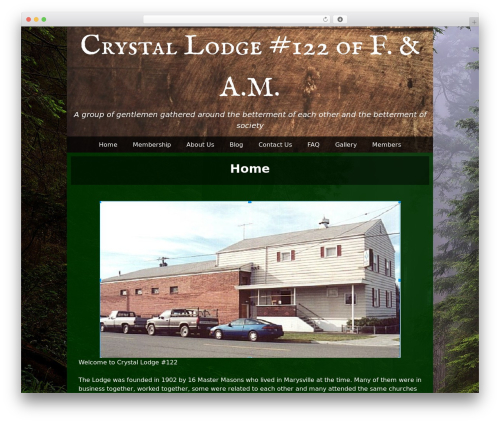 Sylvan theme WordPress - crystal122.org