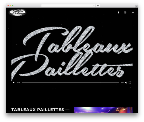 Simple contact info WordPress plugin - tableaux-paillettes.com