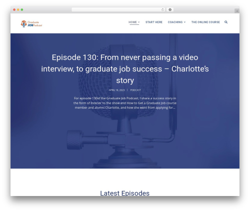 WordPress theme Dixie SecondLine - graduatejobpodcast.com