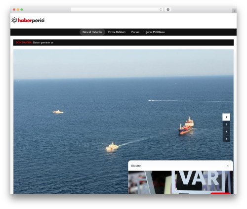 WordPress theme dtheme - haberperisi.net.tr