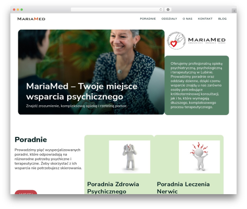 WordPress theme Mariamed - mariamed.pl