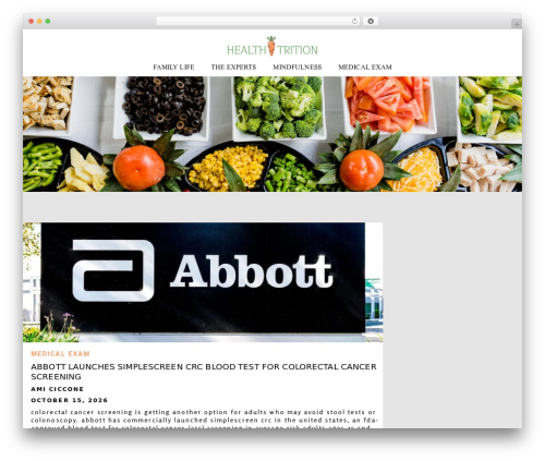 Elementor1 WordPress plugin - healthtrition.com