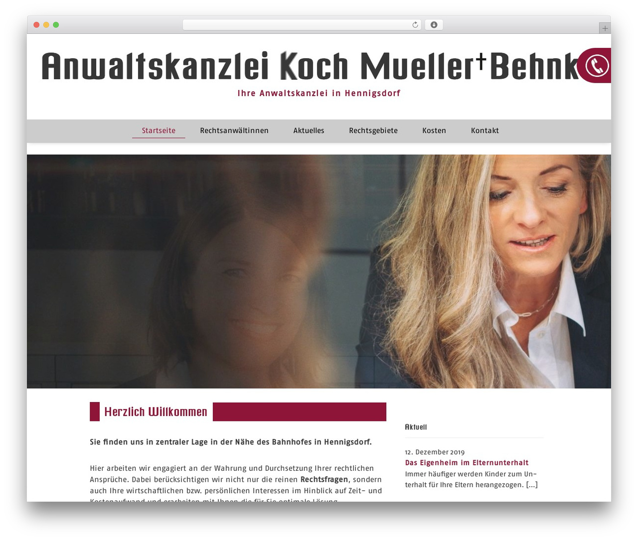 WP Zero WordPress theme - anwaltskanzlei-kmb.de