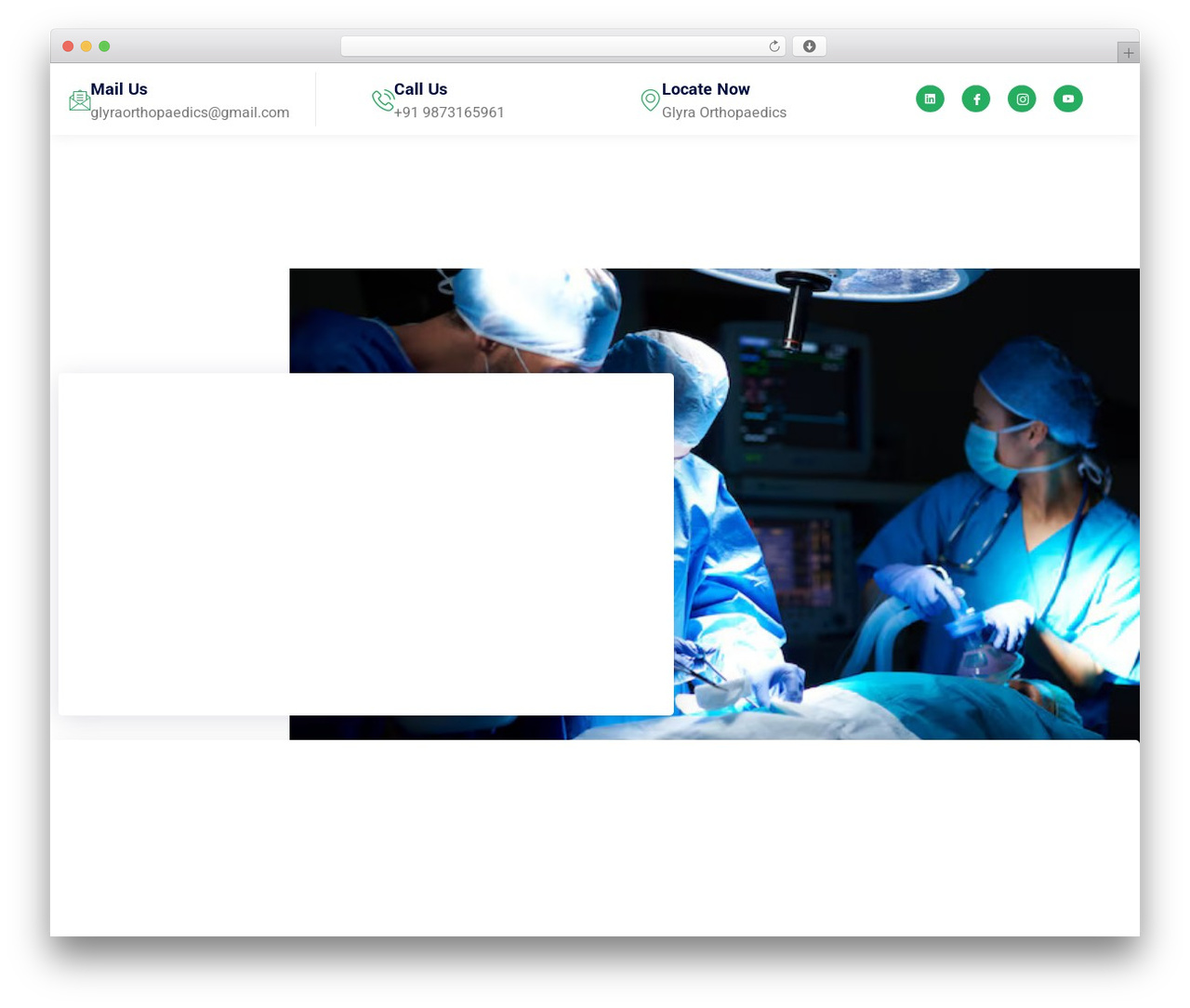Hello Elementor theme WordPress - glyraorthopaedics.com