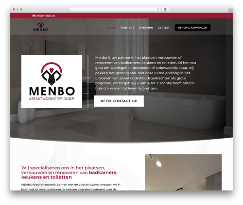 WordPress theme Divi - menbo.nl