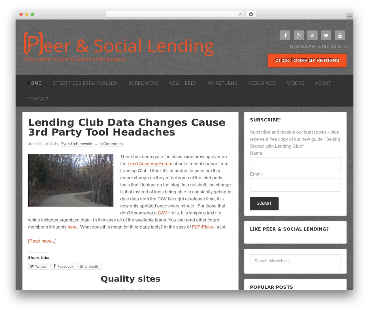 WordPress theme Genesis Sample - peersociallending.com WordPress theme Genesis Sample - peersociallending.com
