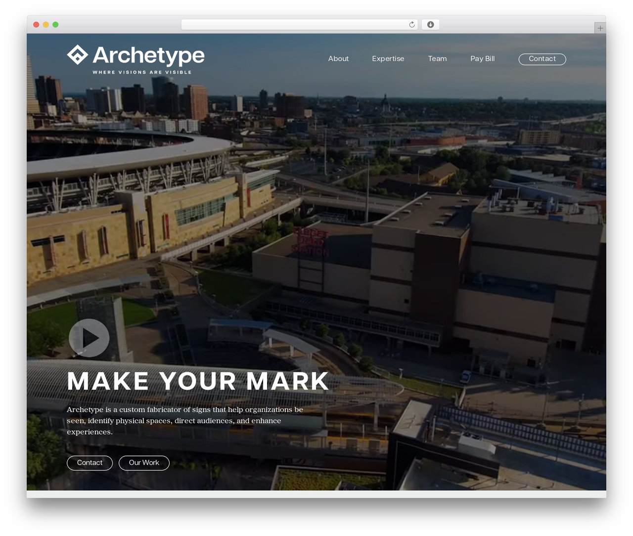 WordPress website theme Archetype - archetypesign.com