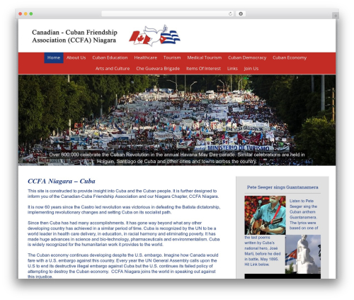 CCFA theme WordPress - ccfaniagara.com