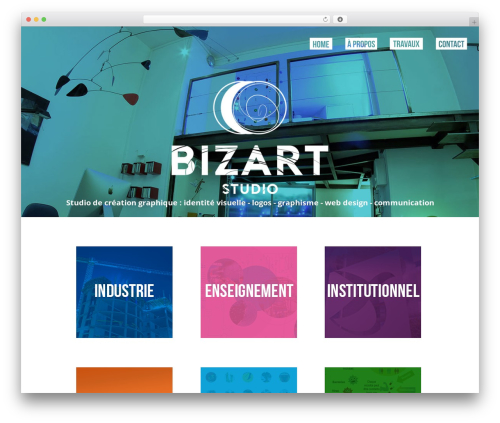 Cluster top WordPress theme - bizart-design.fr