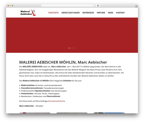 Floating divimenus WordPress plugin - malerei-aebischer.ch