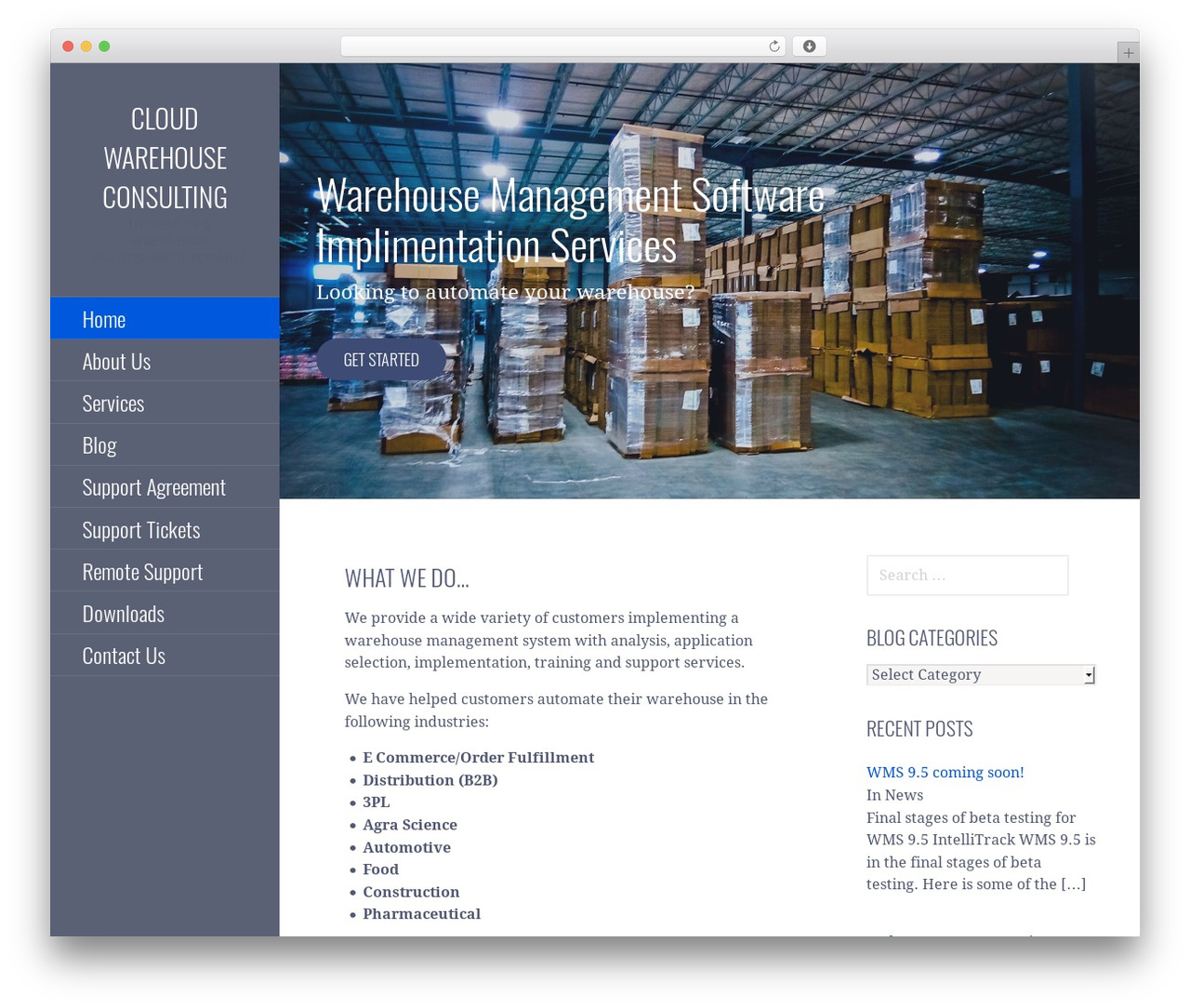 Escapade WordPress theme - cloudwhse.com