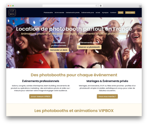 Hello Elementor WordPress theme design - vip-box.fr