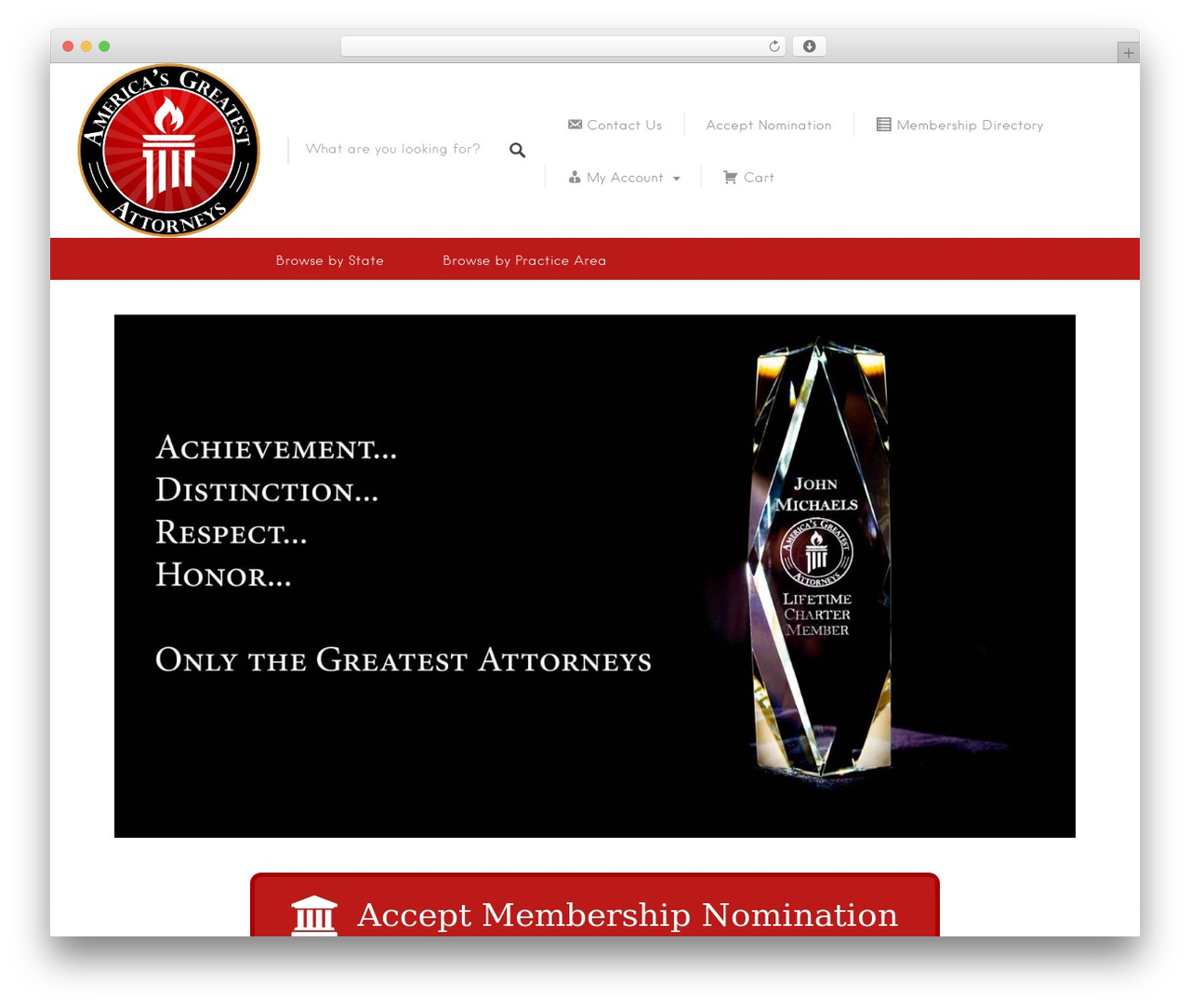 WordPress theme Listable - americasgreatestattorneys.org