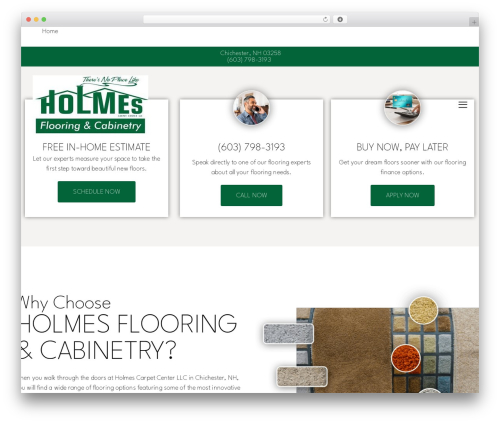 WordPress theme Cobble - holmescompanies.com
