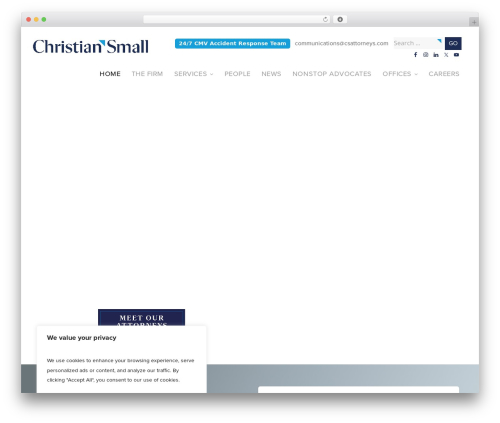 WordPress theme Create - csattorneys.com