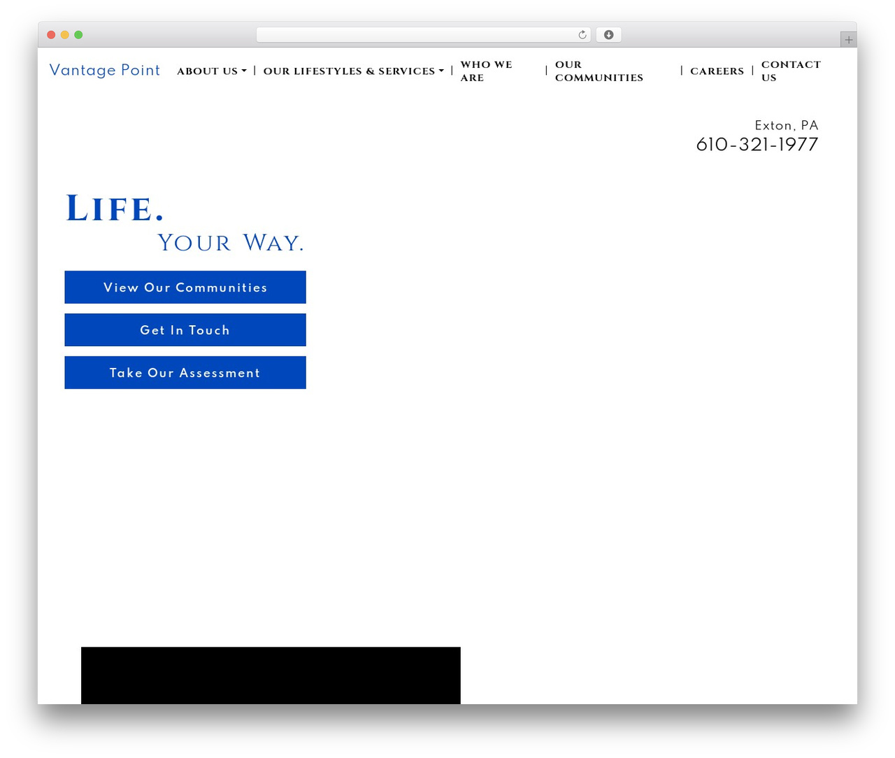 WordPress theme CustomStrap - vpretirement.com