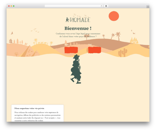 WordPress theme Kickly - Theme - www.nomadebiere.fr