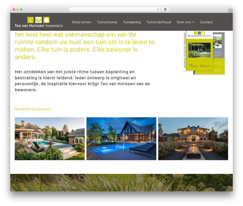 WordPress theme Rhythm - teovanhorssen.nl